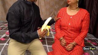 Desi Pari Jija Sali Special Banana Sex With Dirty Hindi Talk - porn video