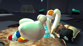 Cream x Sonic OC Cock Ride - porn video