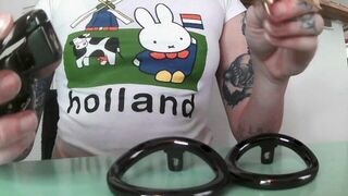 cock cage ASMR fetish femdom - porn video
