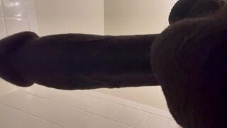 Big Black Cock Closeup Cumshot - porn video